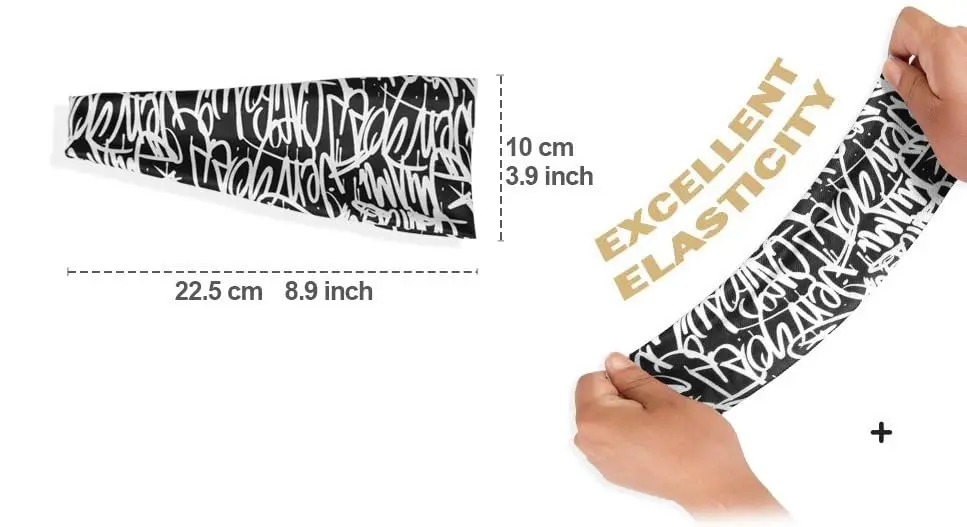 Sports Hairband Breathable Non-slip Running Cycling Wide Sweatband Men Women Sweat Absorb Elastic Gym Fitness Workout Headband