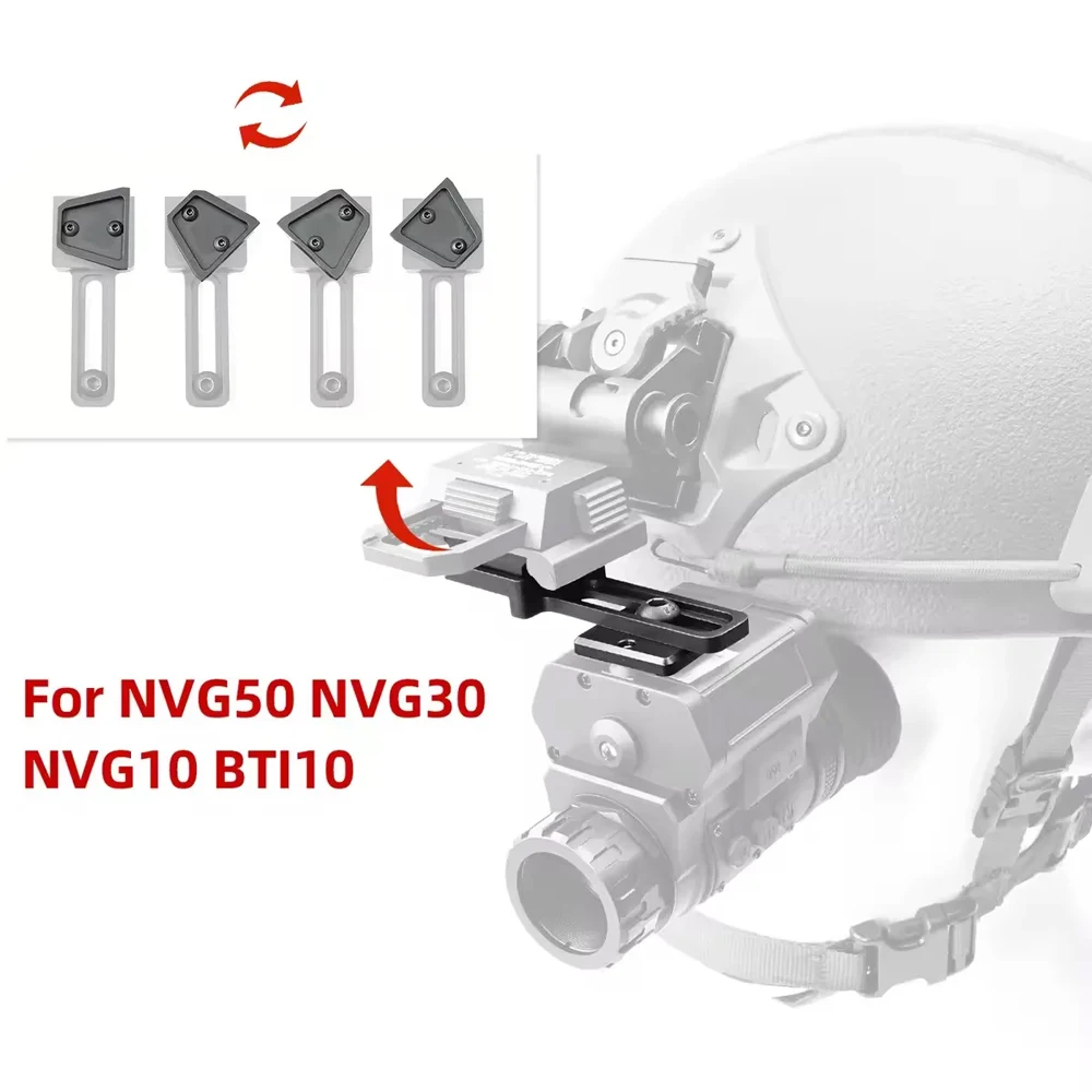NVG30 NVG10 Bridge Adapter Bracket Head-Worn Night Vision Device Metal Z04 Binoculars/Mountculars Mount