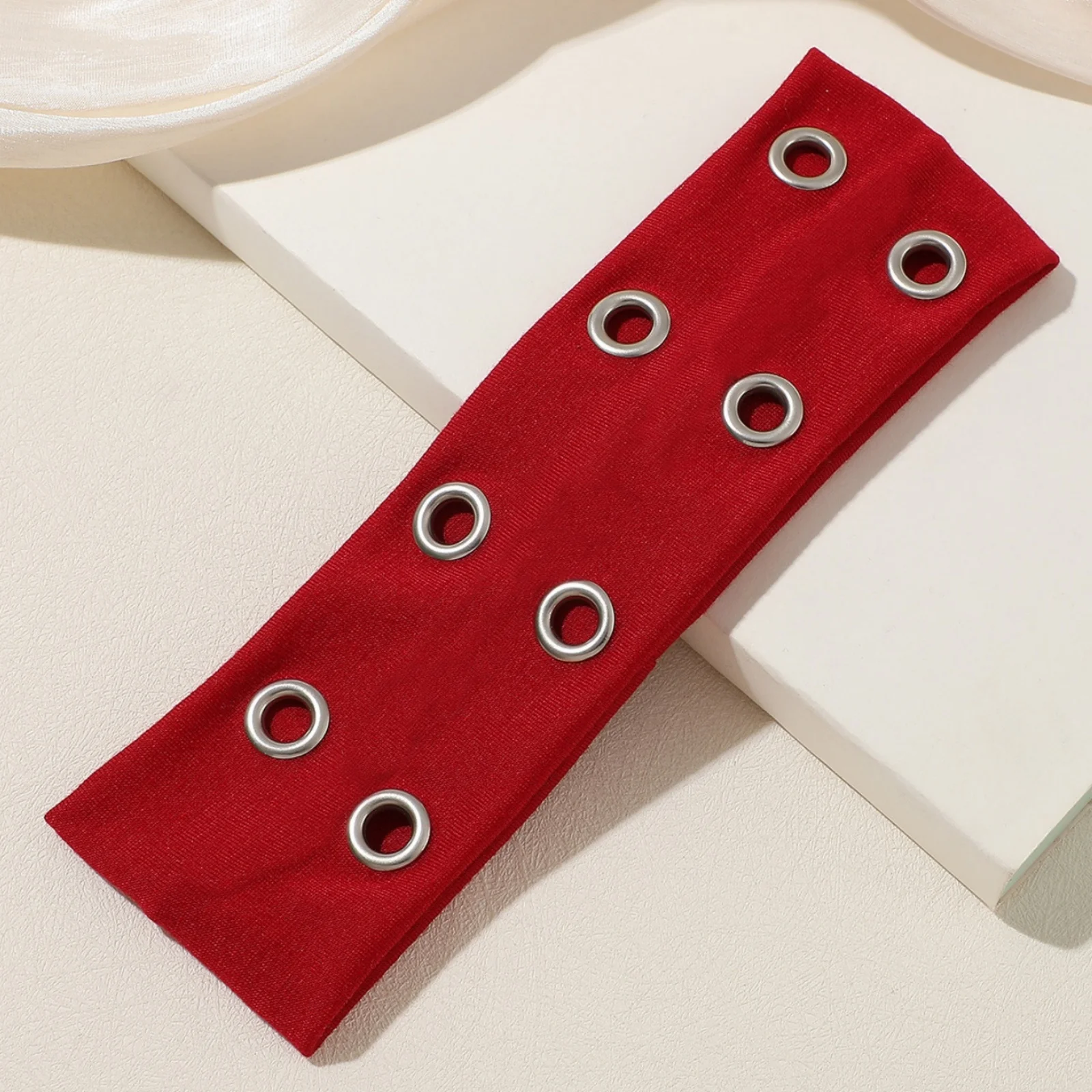 1PC Punk-Style Metal Hollow-Out Wide Headband, Suitable for Y2K Sweet Girl Styling, Daily Casual Wear and Outdoor Accessorizing,