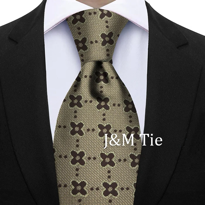 Newest Style Dropshipping Necktie Man Luxury Floral Print Business Neck Tie Performance Tie Cravat Wedding Party Necktie Gift