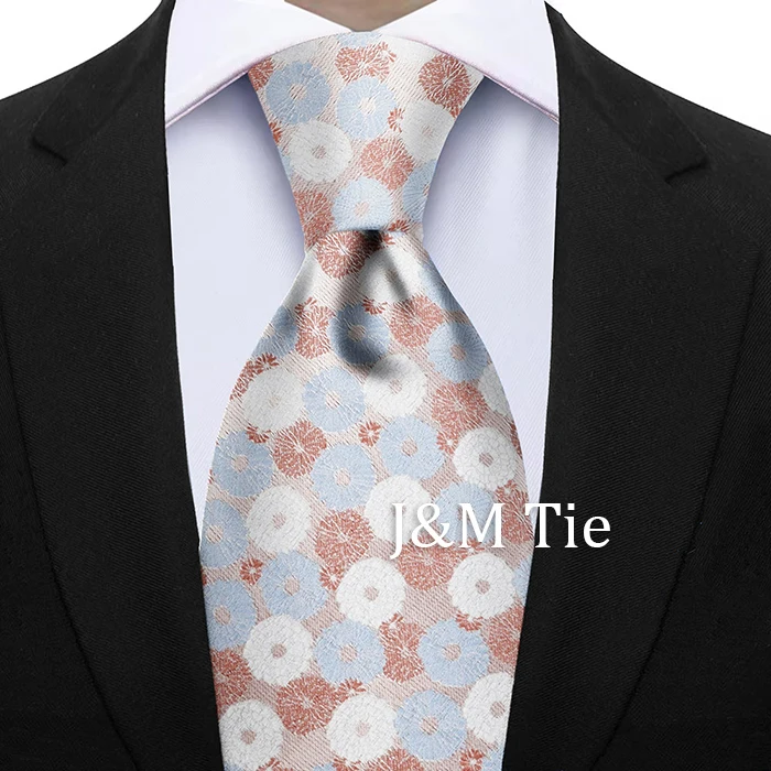 Newest Style Dropshipping Necktie Man Luxury Floral Print Business Neck Tie Performance Tie Cravat Wedding Party Necktie Gift