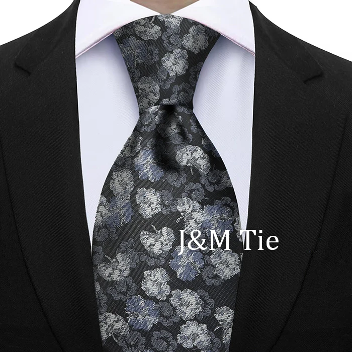 Newest Style Dropshipping Necktie Man Luxury Floral Print Business Neck Tie Performance Tie Cravat Wedding Party Necktie Gift
