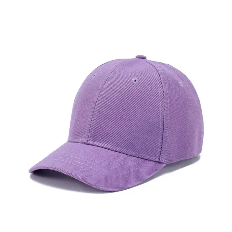 New Fashion Candy Color Kids Baseball Cap Sun Protection Boy Girls Hat Adjustable Travel Children Baseball Cap