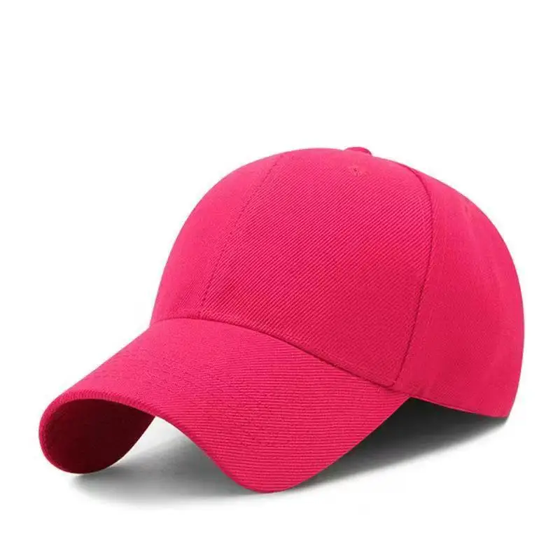 New Fashion Candy Color Kids Baseball Cap Sun Protection Boy Girls Hat Adjustable Travel Children Baseball Cap