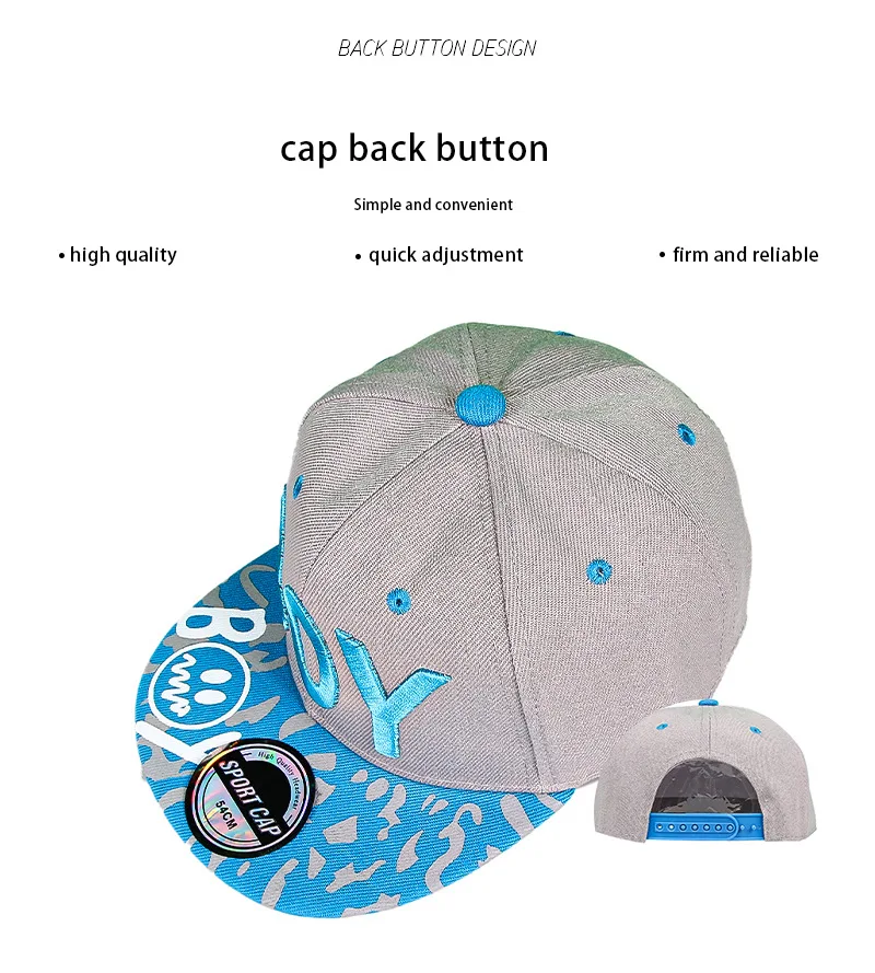 Unisex Kids Embroidered Hip Hop Snapback Cap Baby Flat Trucker Baseball Sun Hat for Girls And Boys Dancewear Accessory