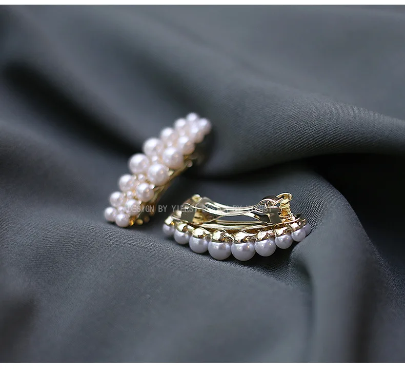 2025 Korea Elegant Pearl Hairpins Women Girls Gifts Hair Clips Pins Barrettes Accessories Hairgrips Headdress Headwear Ornament