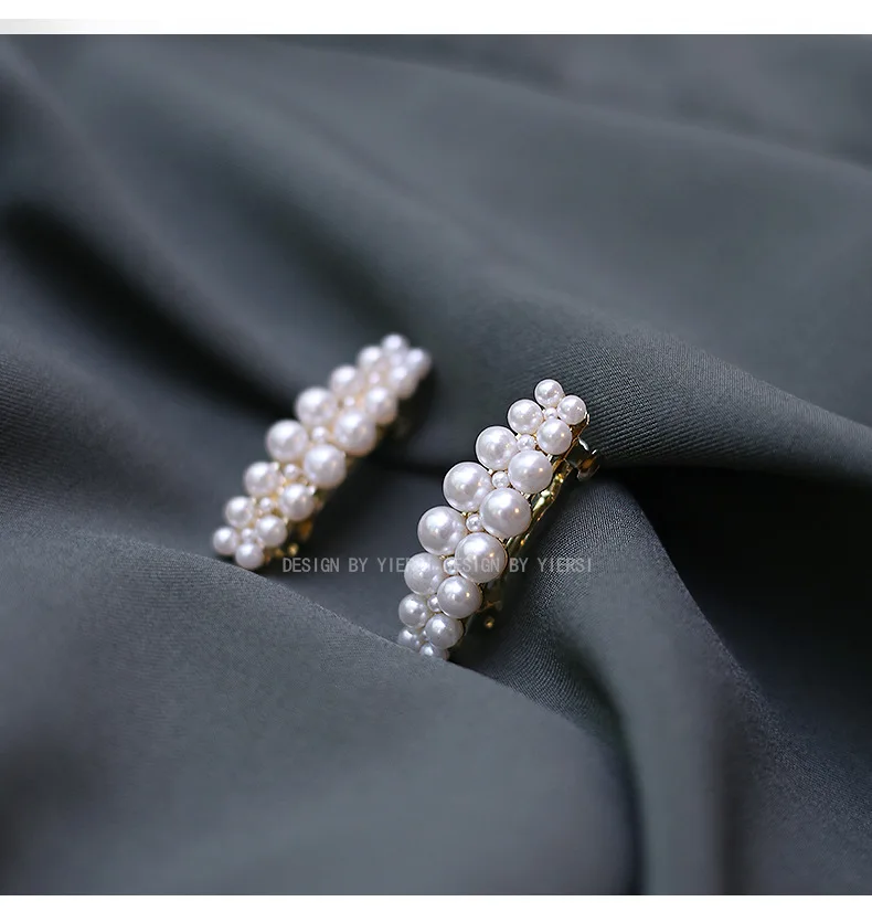 2025 Korea Elegant Pearl Hairpins Women Girls Gifts Hair Clips Pins Barrettes Accessories Hairgrips Headdress Headwear Ornament
