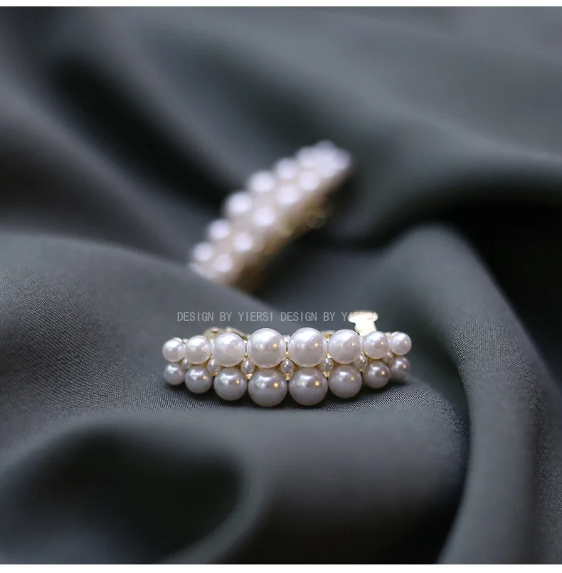 2025 Korea Elegant Pearl Hairpins Women Girls Gifts Hair Clips Pins Barrettes Accessories Hairgrips Headdress Headwear Ornament