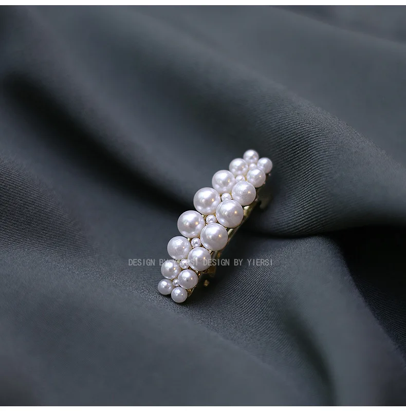 2025 Korea Elegant Pearl Hairpins Women Girls Gifts Hair Clips Pins Barrettes Accessories Hairgrips Headdress Headwear Ornament