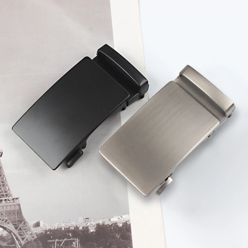 Men's High Quality Alloy Automatic Belt Buckle - Metal Finish 3.5cm Width Ideal for Business & Casual Wear, Durable Belt Buckle