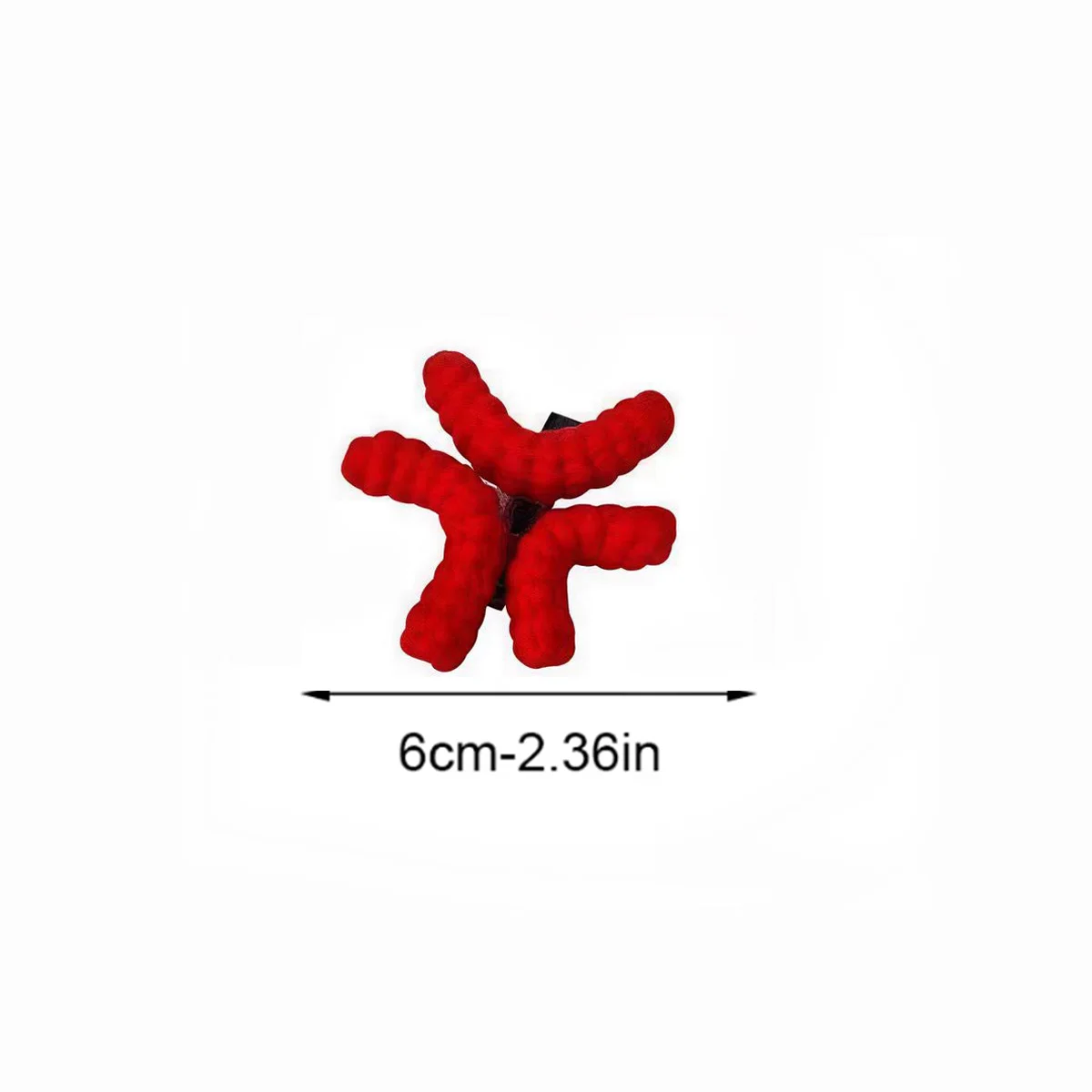 1pc/2pcs/4pcs New Angry Hair Clip Novelty Duckbill Clip Crochet Yarn Headband Side Clip