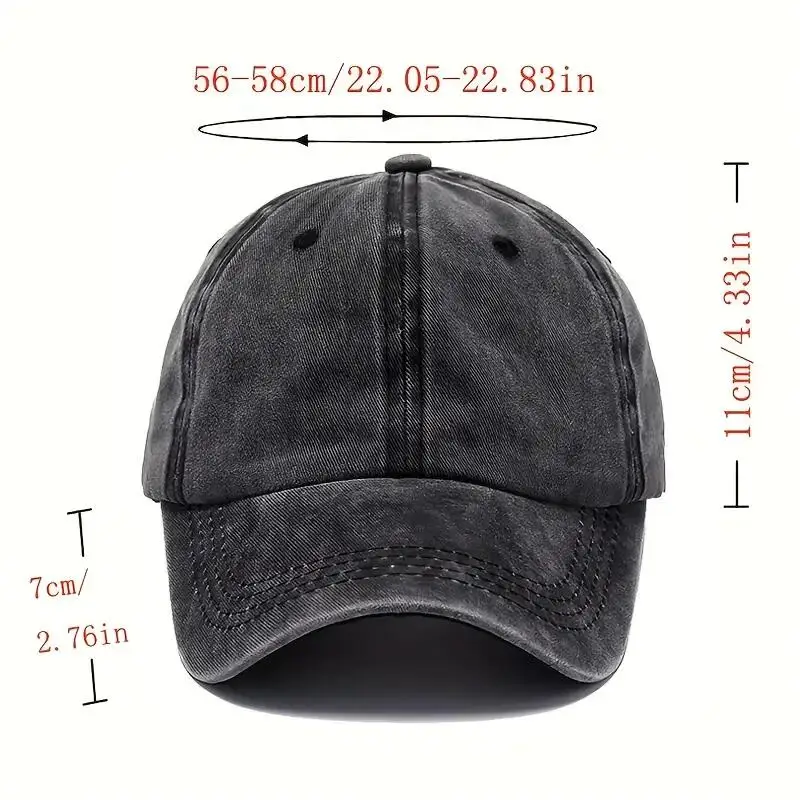 Trojan Warrior Vintage Washed Cotton Baseball Cap Distressed Retro Style Adjustable Snapback Hat Unisex Casual Streetwear Cap