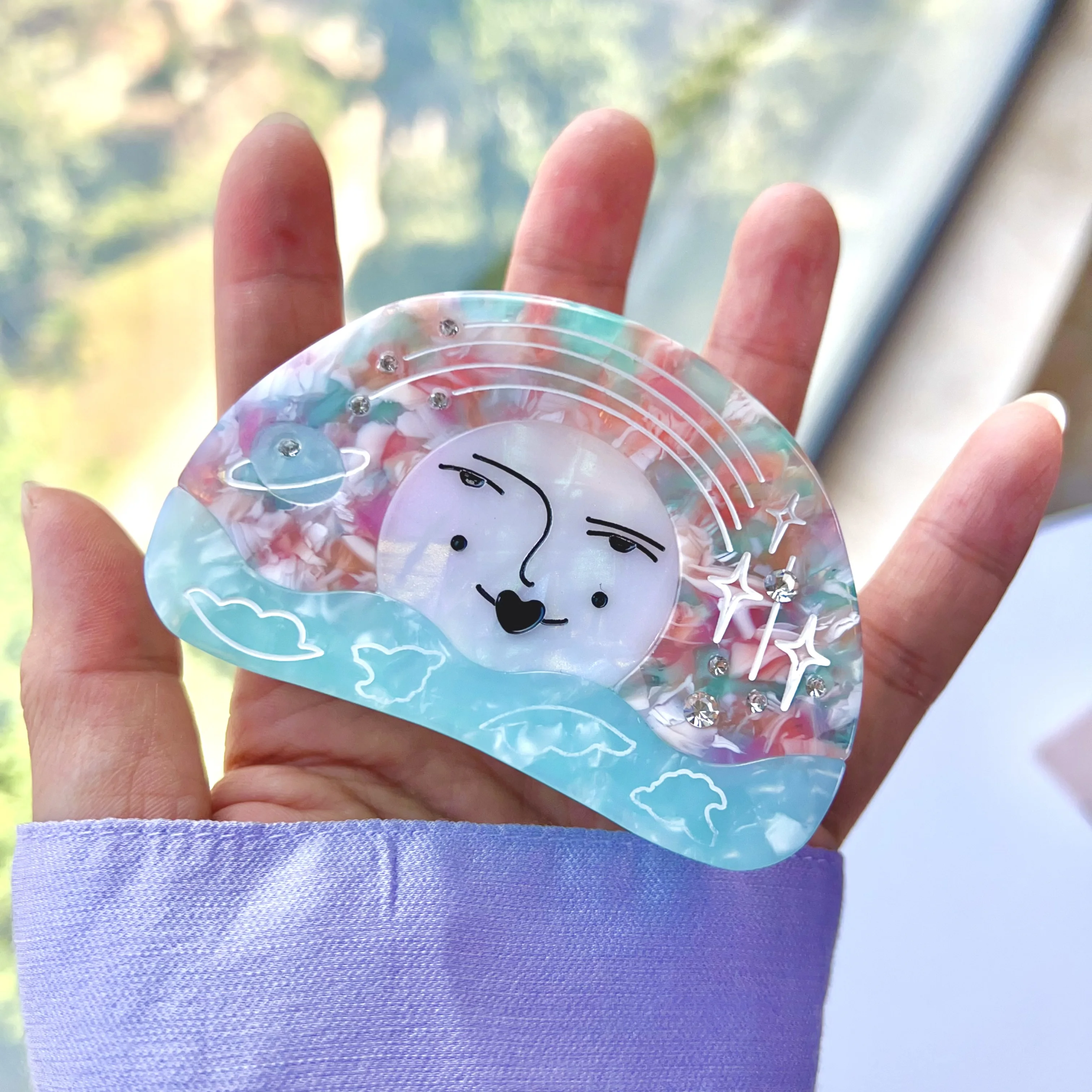 Claw Hair Clips. Unique and casual summer family style. Acetate, handmade. High - quality. Fashion - trendy.