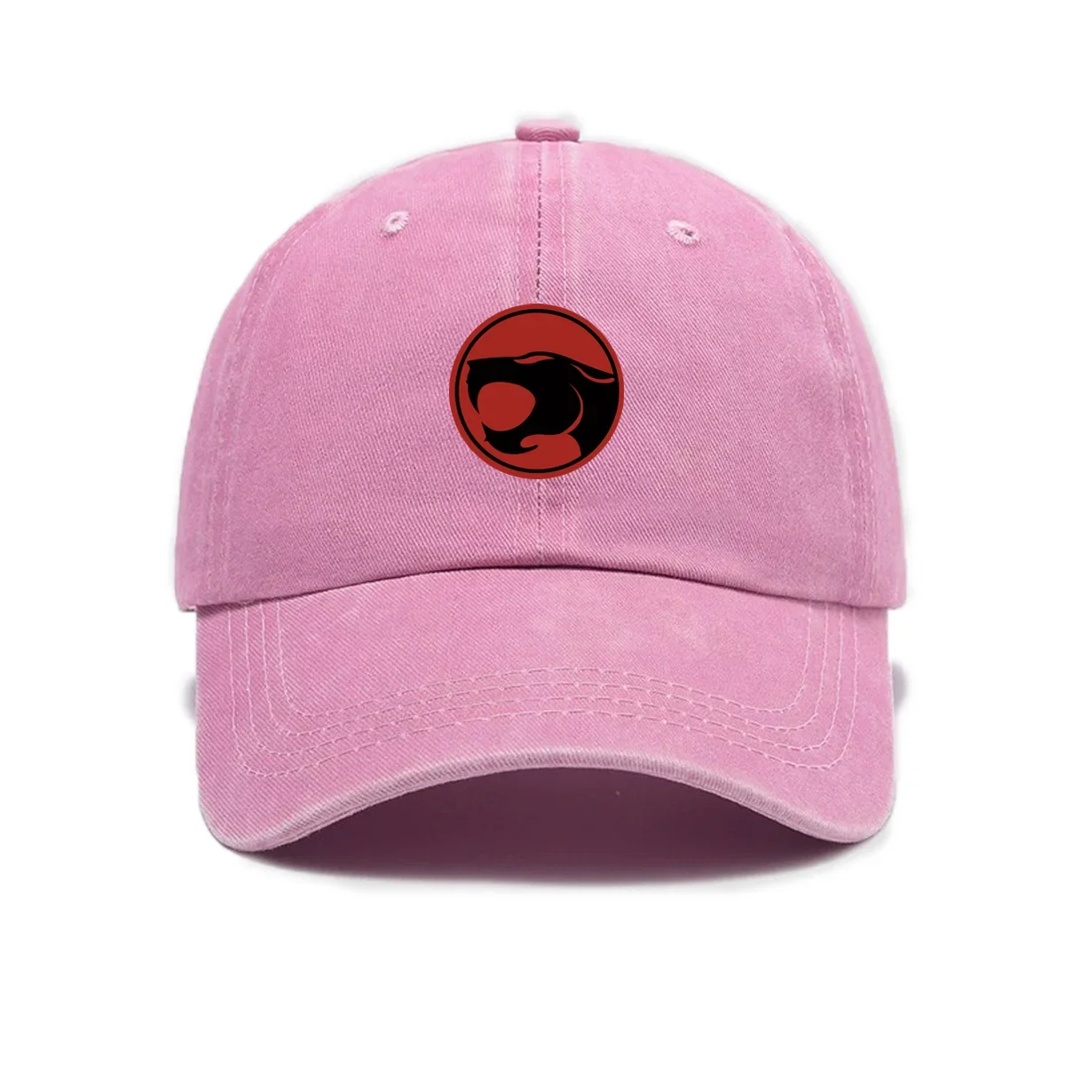 Printing Thunder Cats Washed Cotoon Baseball Cap Unisex Outdoor Adjustable Casual Retro Soft Top Dad Cap