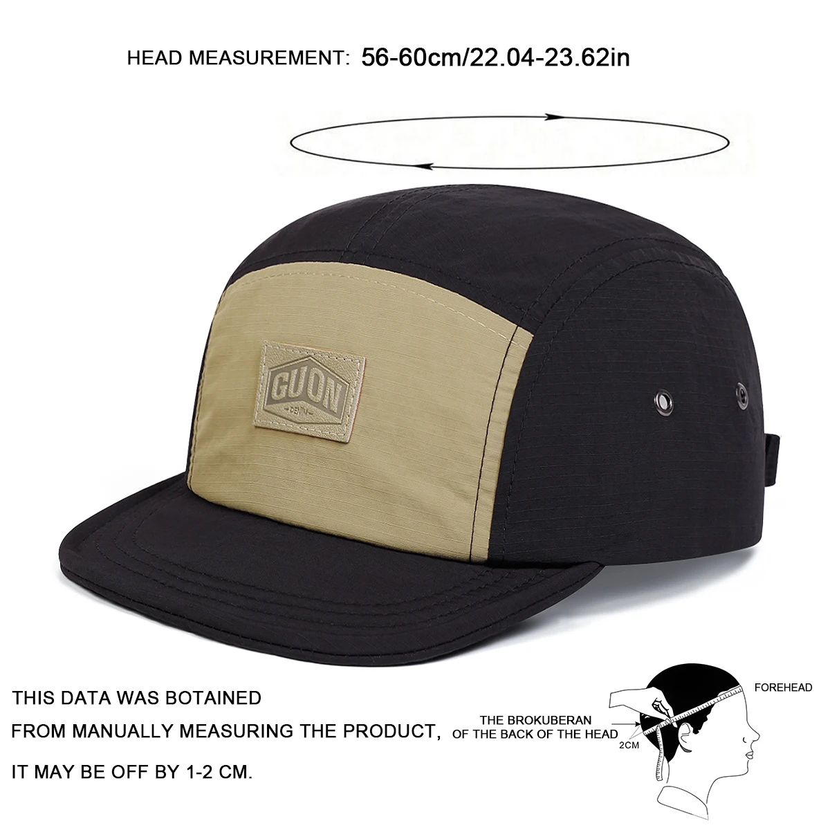 Unisex CUON Letter Label Quick Drying Baseball Caps Spring Summer Outdoor Adjustable Casual Hats Sunscreen Hat Sports Cap