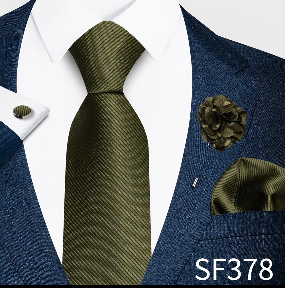 Elegant Solid Color Men's Tie 4-Piece Set, 1200-Needle High-Density Wrinkle-Resistant, Suitable for Weddings and Banquets, Best