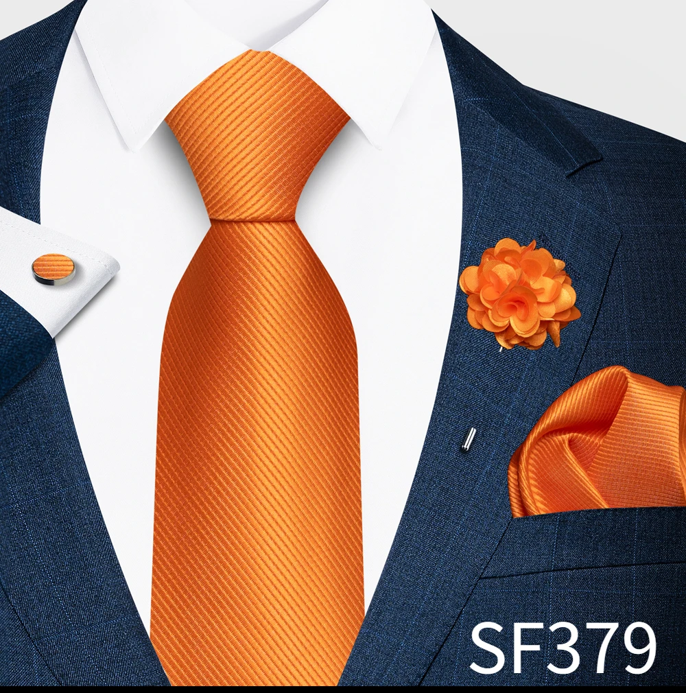 Elegant Solid Color Men's Tie 4-Piece Set, 1200-Needle High-Density Wrinkle-Resistant, Suitable for Weddings and Banquets, Best