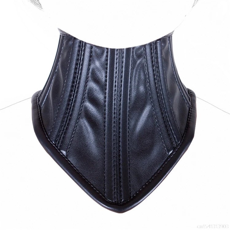 Queen Costume Black Pink White Noble Collar Neck Wrap Tie Neck Collar For Night Club Party Stage Performance Cosplay Costume