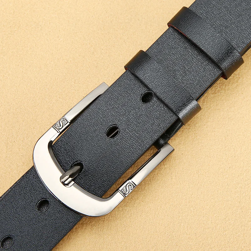New Genuine Leather Men Belt Retro Casual Fashion Belts Luxury Brand Luxurious High-Quality Belt for Men Jeans Decoration