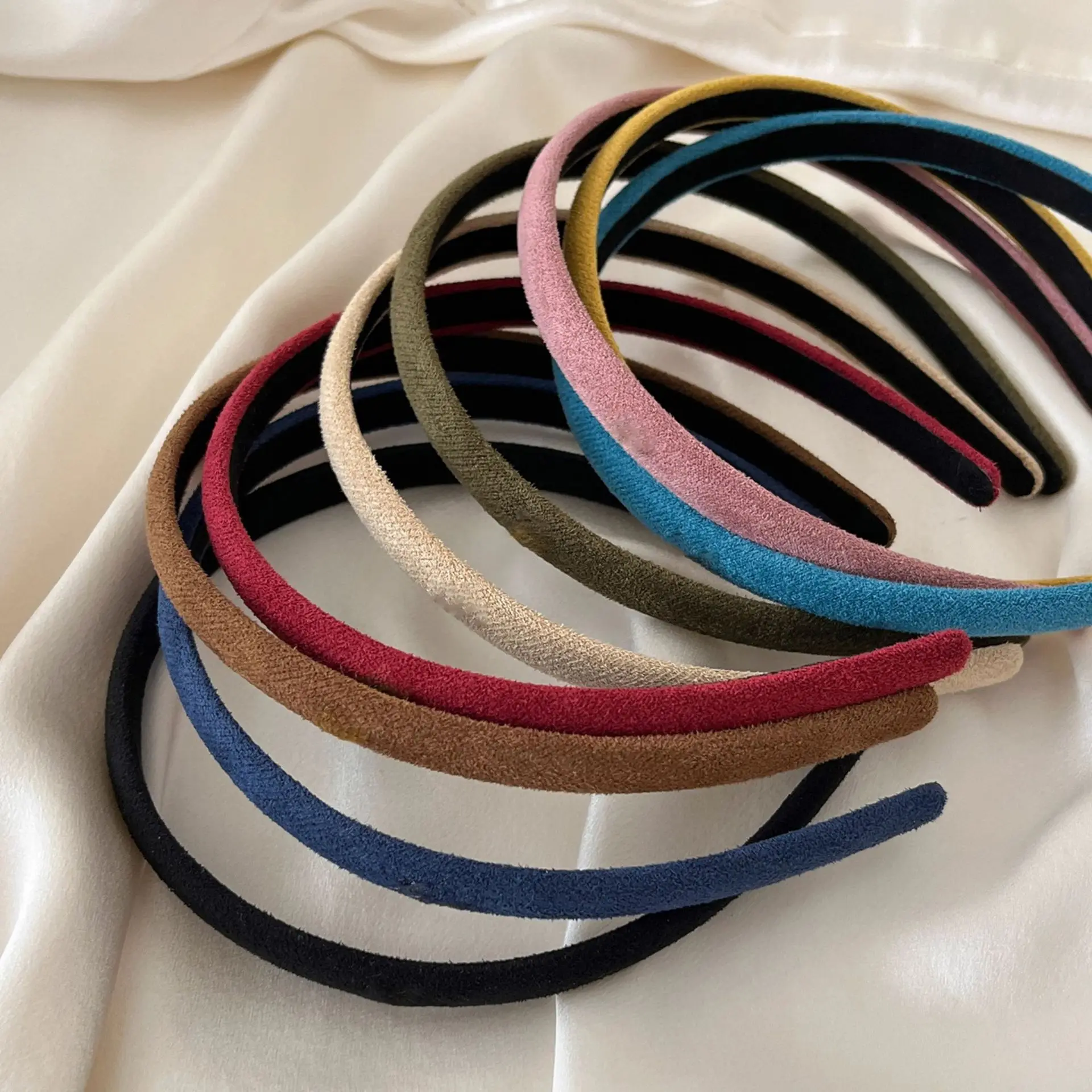 2026 Suede Fine Hairbands Headband Women Girls Wash Face Scrunchies Hair Head Hoop Bands Accessories Headdress Headwear Ornament