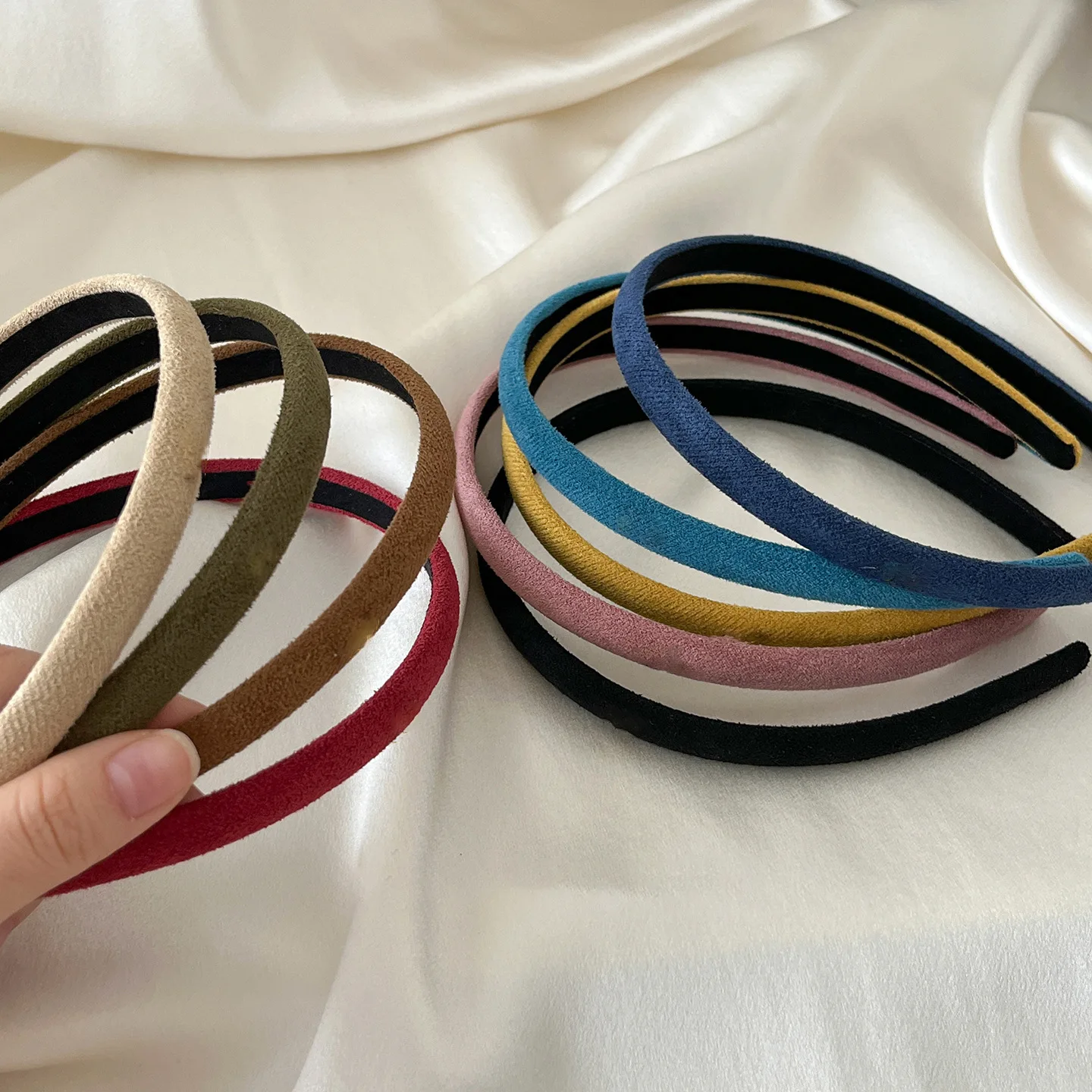 2026 Suede Fine Hairbands Headband Women Girls Wash Face Scrunchies Hair Head Hoop Bands Accessories Headdress Headwear Ornament