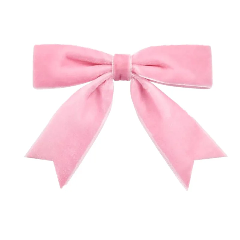 2026 Cute Velvet Bow Christmas Hairpins Children Girls Kid Hair Clips Barrettes Accessories Hairclip Headwear Headdress Ornament