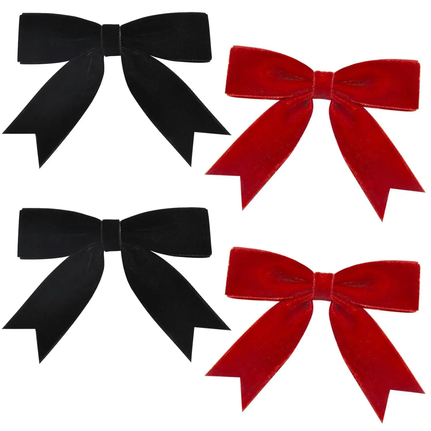 2026 Cute Velvet Bow Christmas Hairpins Children Girls Kid Hair Clips Barrettes Accessories Hairclip Headwear Headdress Ornament