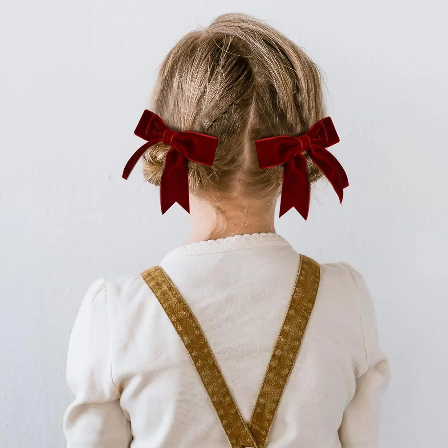 2026 Cute Velvet Bow Christmas Hairpins Children Girls Kid Hair Clips Barrettes Accessories Hairclip Headwear Headdress Ornament