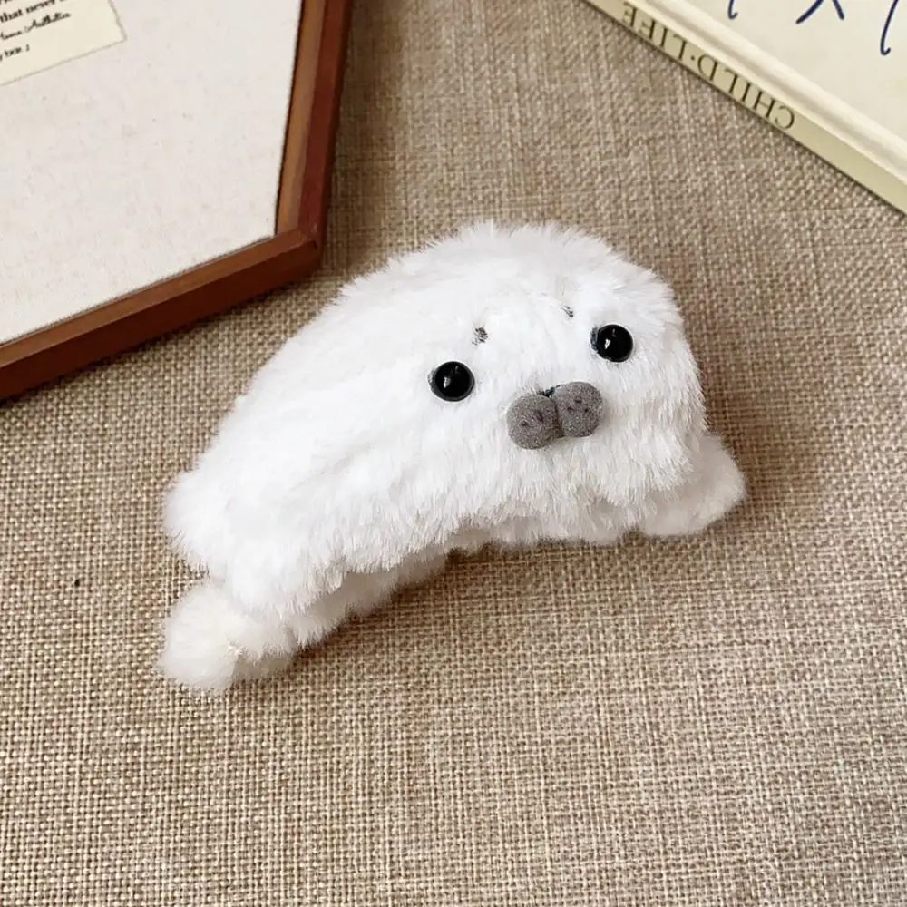Creative Animals Little Seal Hair Claw Hairpin Cute Hair Clip Korean Style White Large Shark Clip Hair Accessories