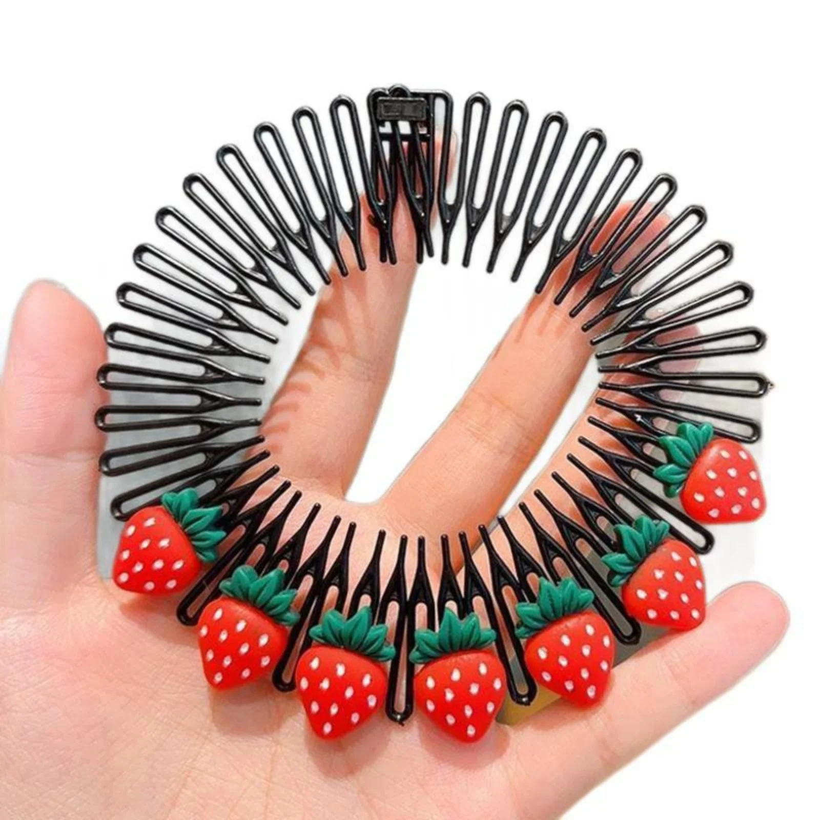 3Pcs Children Y2k Star Colorful Hair Comb Broken Headband Hair Clips Bunny Heart Cute Headdress Princess Girls Hair Accessories
