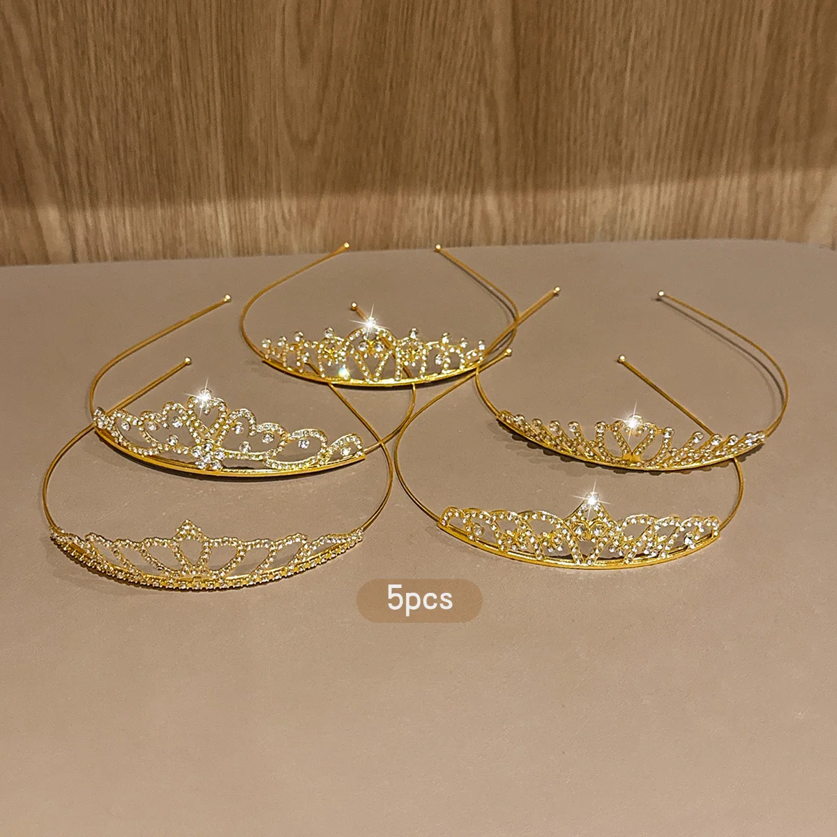 5 fashionable and versatile temperament sweet golden crown headbands suitable for daily hair accessories