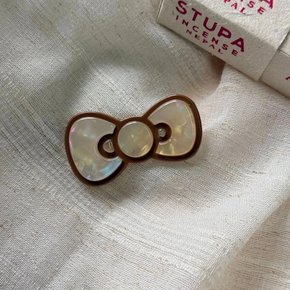 Korean New Trend Alloy Resin Colored Bow Hair Clip Student Party Side Clip Women's Kawaii Duckbill Hair Clip Gifts Accessories