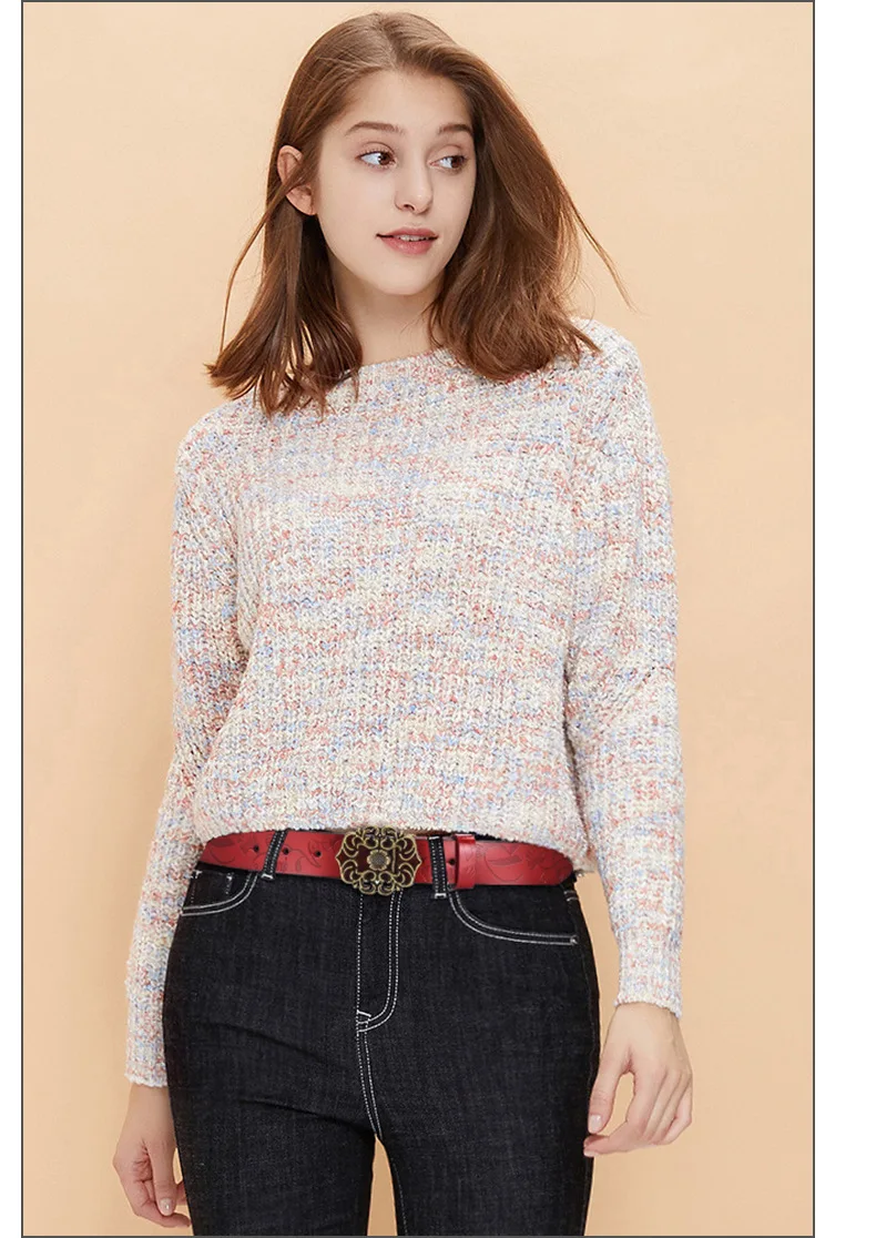 (Factory Direct Sales)Women's Vintage Sunflower Versatile Cowhide Belt for Women Decoration Fashion Jeans Belt