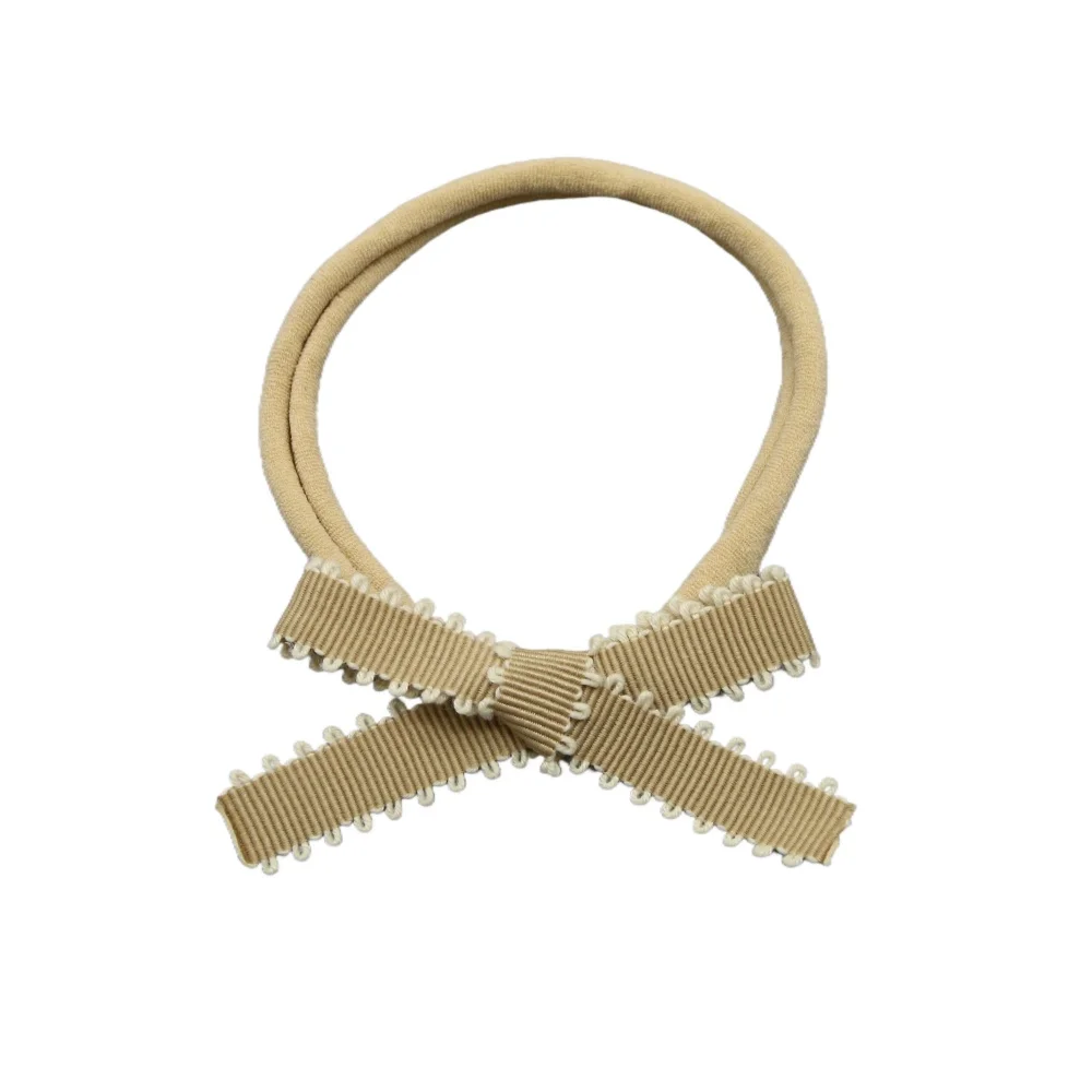 New Fashion Threaded tooth edge Hair Accessories Lace Edge Hair Hoops Baby Bow Hair Accessories Hair Straps Girl Decoration