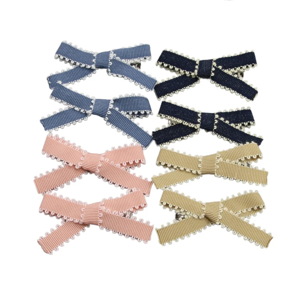 New Fashion Threaded tooth edge Hair Accessories Lace Edge Hair Hoops Baby Bow Hair Accessories Hair Straps Girl Decoration