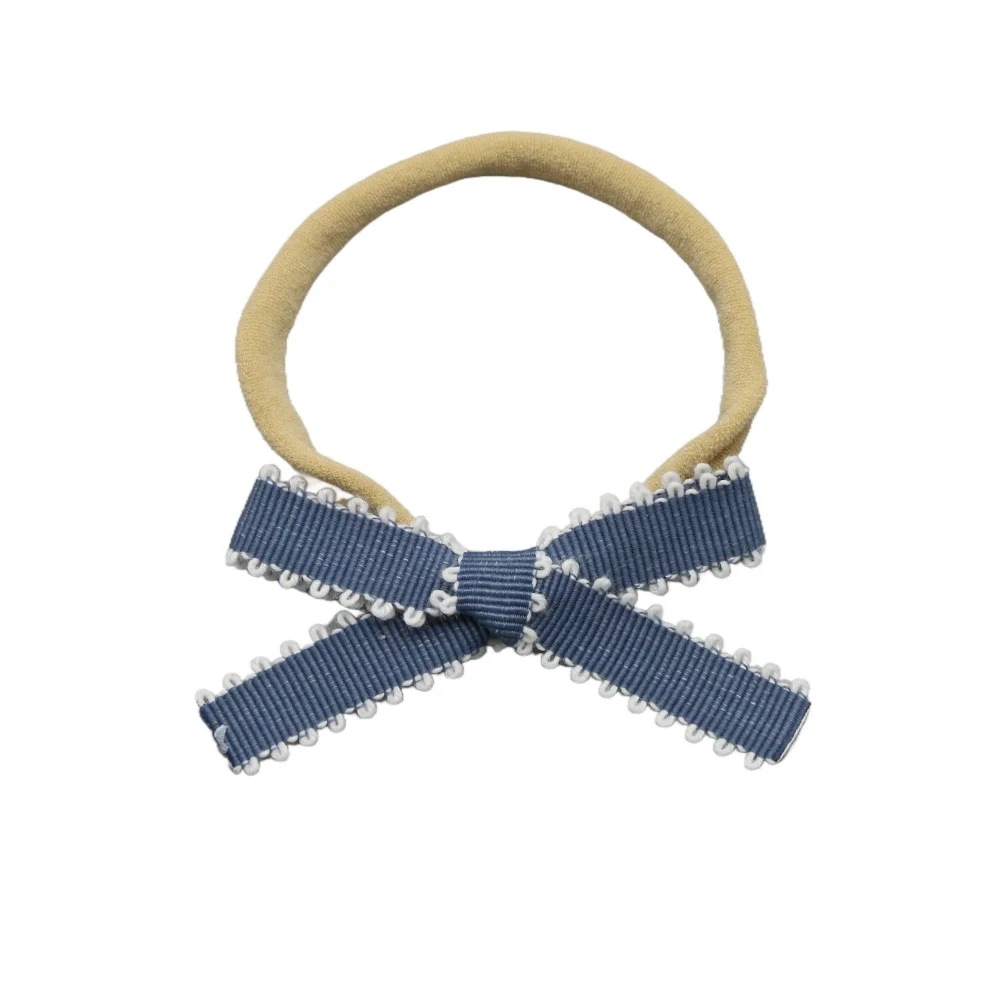 New Fashion Threaded tooth edge Hair Accessories Lace Edge Hair Hoops Baby Bow Hair Accessories Hair Straps Girl Decoration
