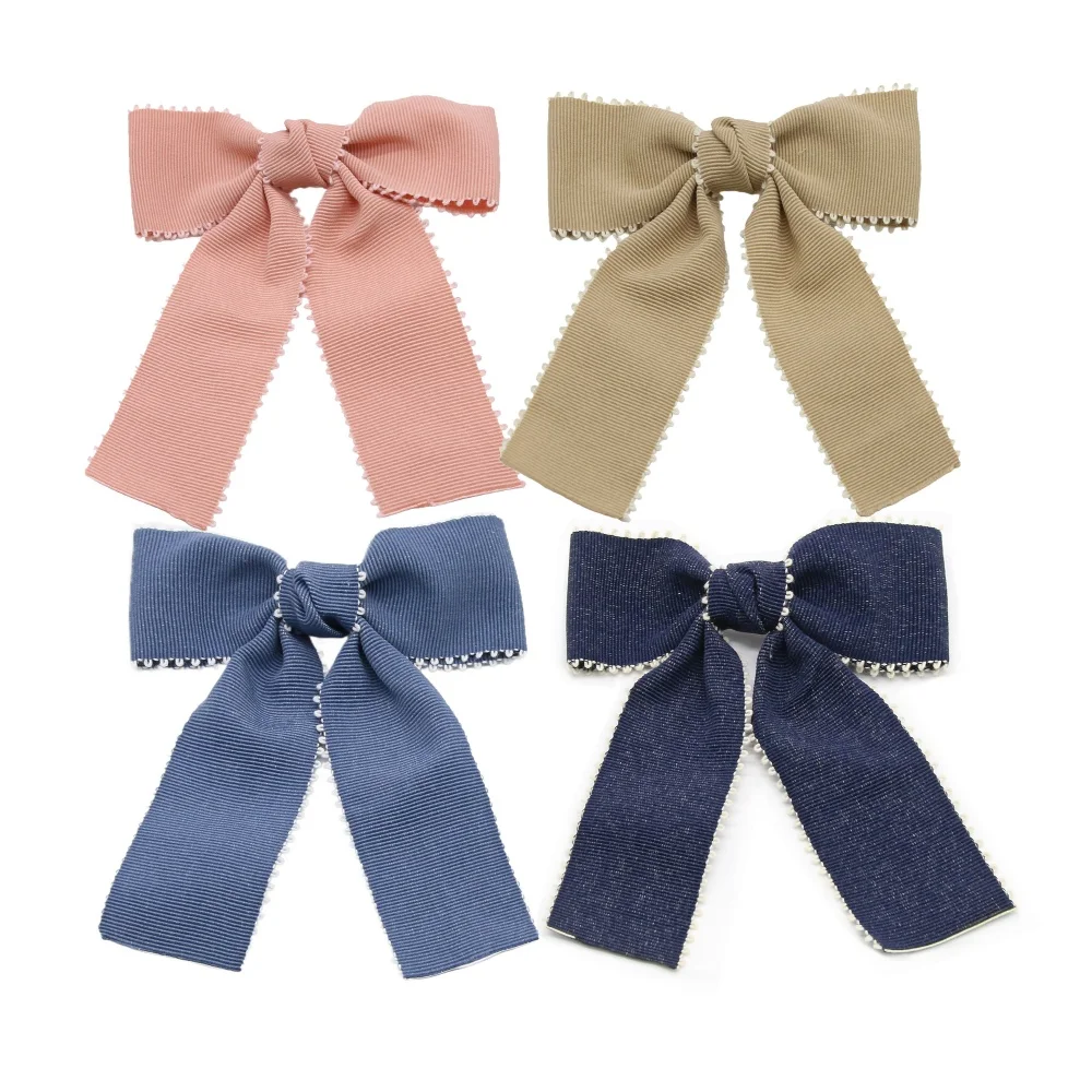 New Fashion Threaded tooth edge Hair Accessories Lace Edge Hair Hoops Baby Bow Hair Accessories Hair Straps Girl Decoration