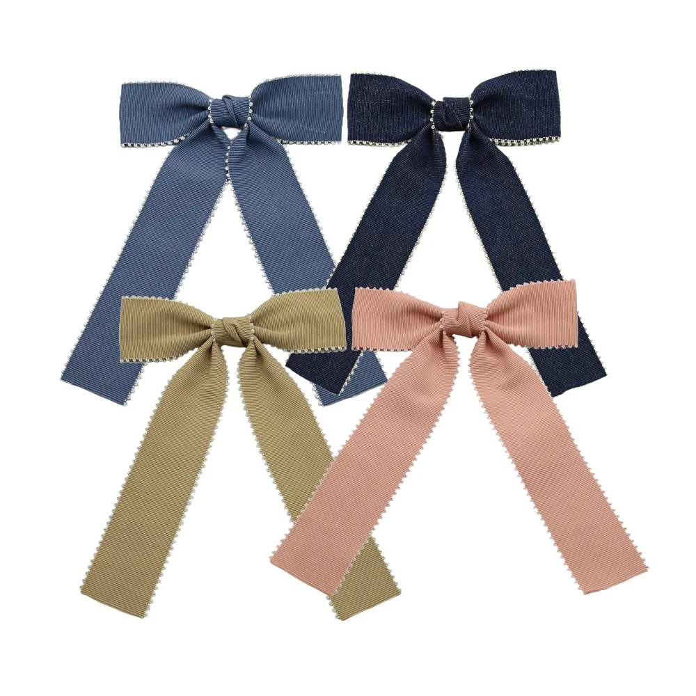 New Fashion Threaded tooth edge Hair Accessories Lace Edge Hair Hoops Baby Bow Hair Accessories Hair Straps Girl Decoration