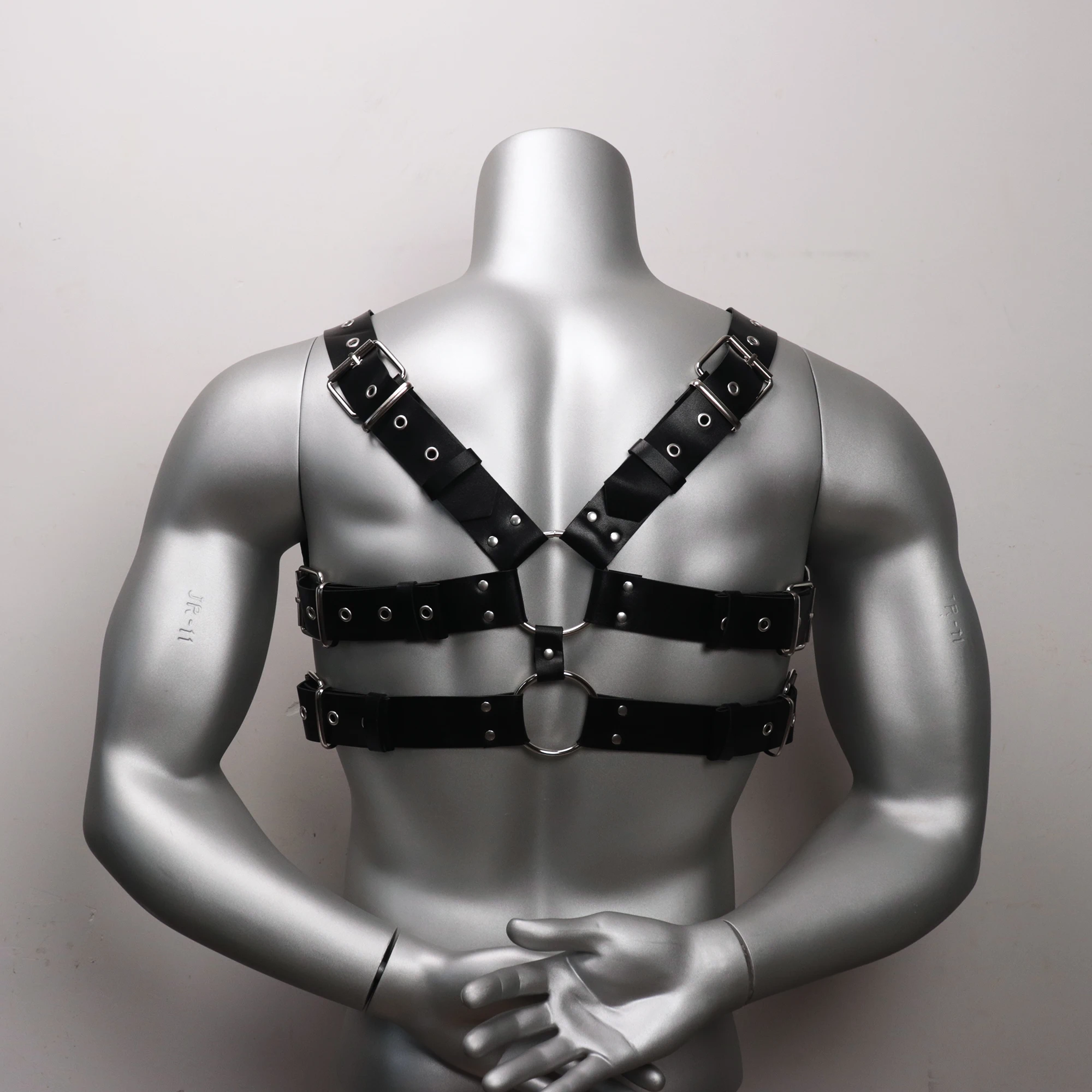 Men'S Decorative Casual Suspenders Belt, Stylish Harness B for Parties, Versatile And Decorative