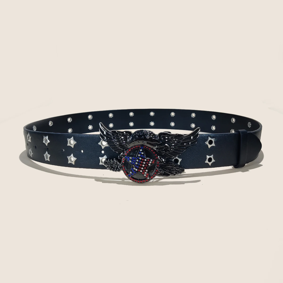 New Stylish Y2K Hollow PU Leather Fashion Punk Belt For Men Women-Trendy Accessory For Gift Giving,Neutral Waist Belts Plus Size