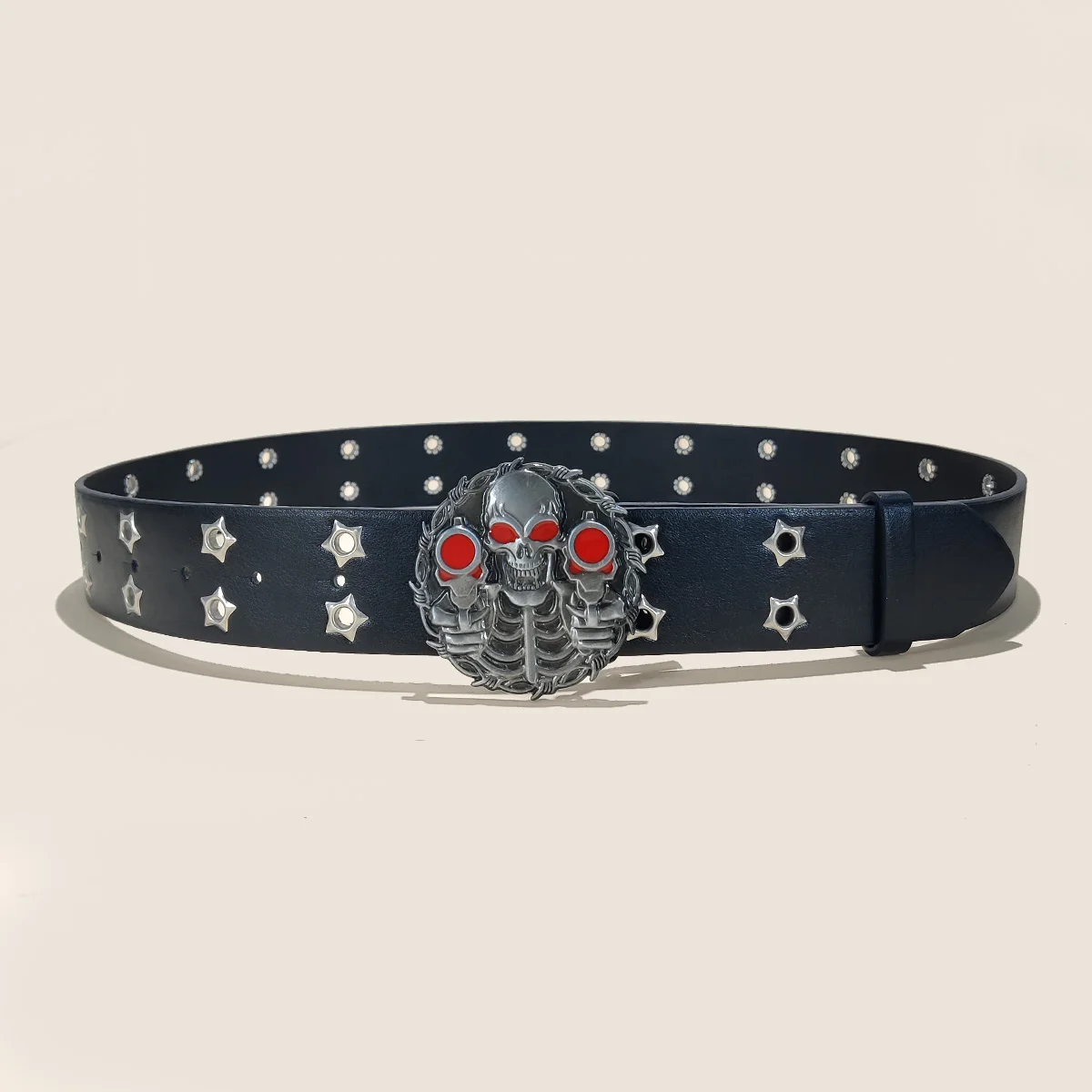 New Stylish Y2K Hollow PU Leather Fashion Punk Belt For Men Women-Trendy Accessory For Gift Giving,Neutral Waist Belts Plus Size