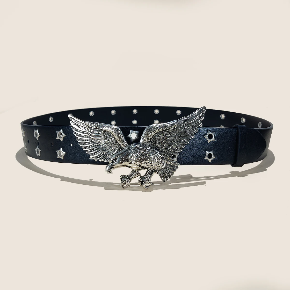 New Stylish Y2K Hollow PU Leather Fashion Punk Belt For Men Women-Trendy Accessory For Gift Giving,Neutral Waist Belts Plus Size