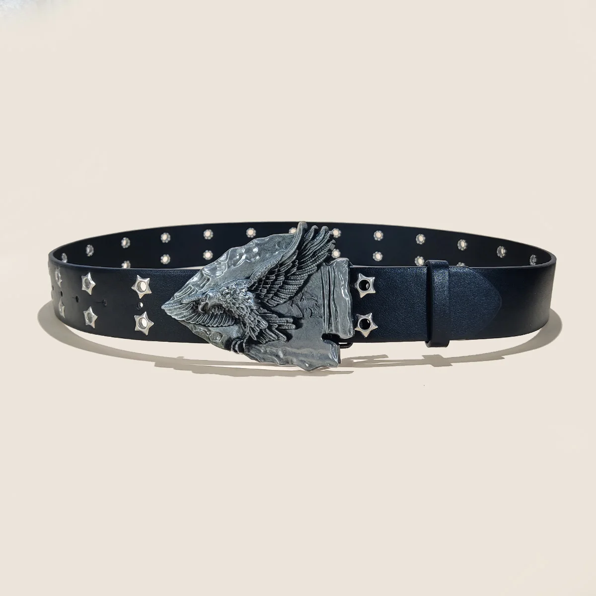 New Stylish Y2K Hollow PU Leather Fashion Punk Belt For Men Women-Trendy Accessory For Gift Giving,Neutral Waist Belts Plus Size
