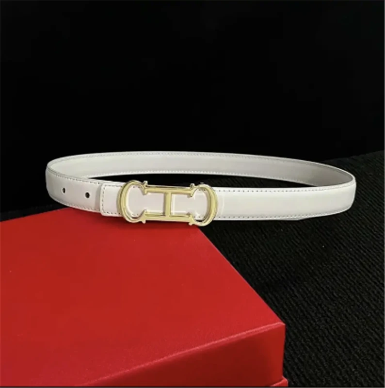 New Women's Belt Elegant Gold Letter Buckle Suitable For Daily Decoration Fashionable Belt Female