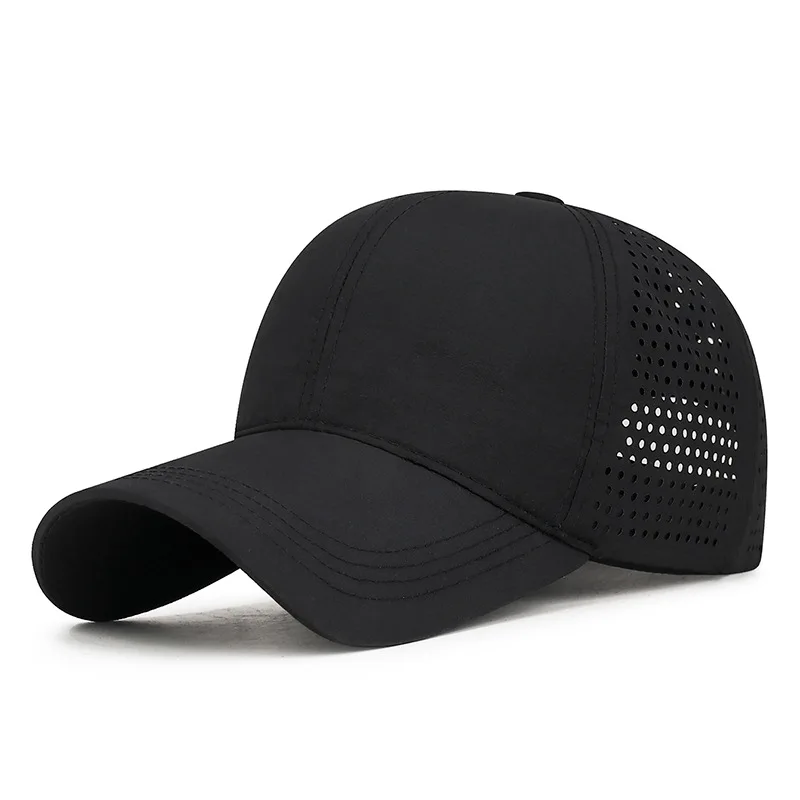 Light weight Hiking Sun Cap for Men and Women Quick-Dry Laser-Punched Breathable Hat Outdoor Baseball Cap