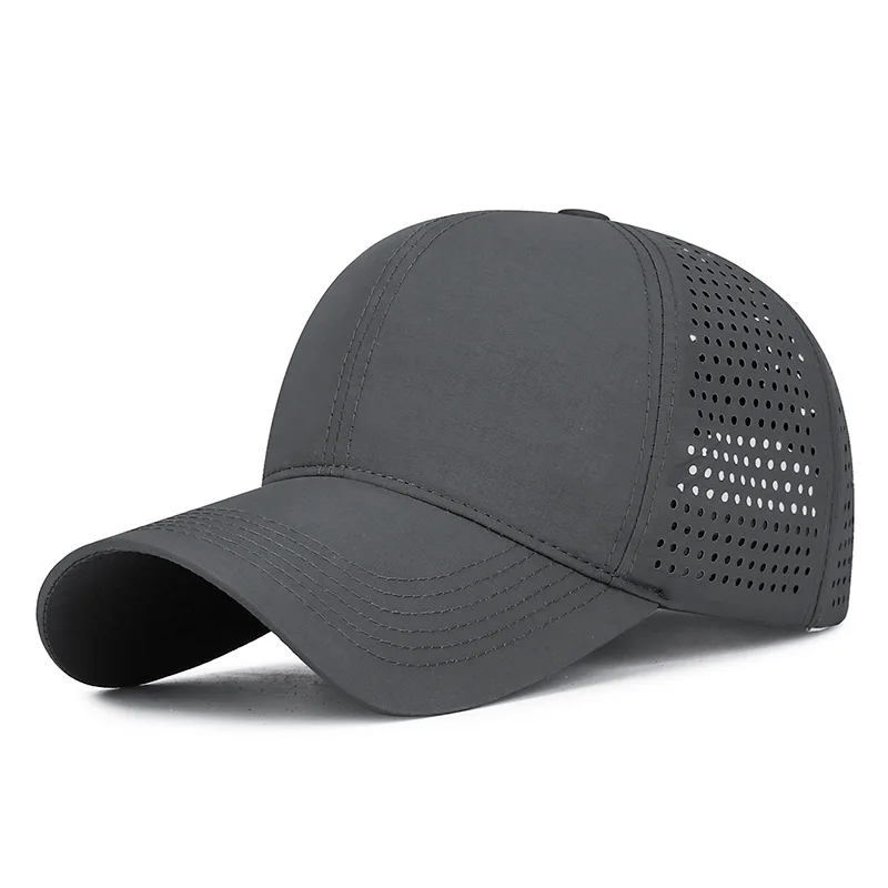 Light weight Hiking Sun Cap for Men and Women Quick-Dry Laser-Punched Breathable Hat Outdoor Baseball Cap