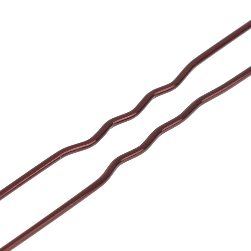 50PCS/Bag 6cm/7cm U Shaped Alloy Hairpins Waved Hair Clips Simple Metal Bobby Pins Barrettes Bridal Hairstyle Tools Hair Pins