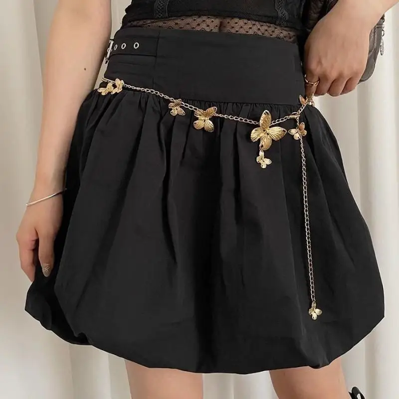 Vintage Butterfly Tassel Pendant Waist Chain For Women Bohemian Belt Chains Fashion Dress With Waistband Accessories Gifts