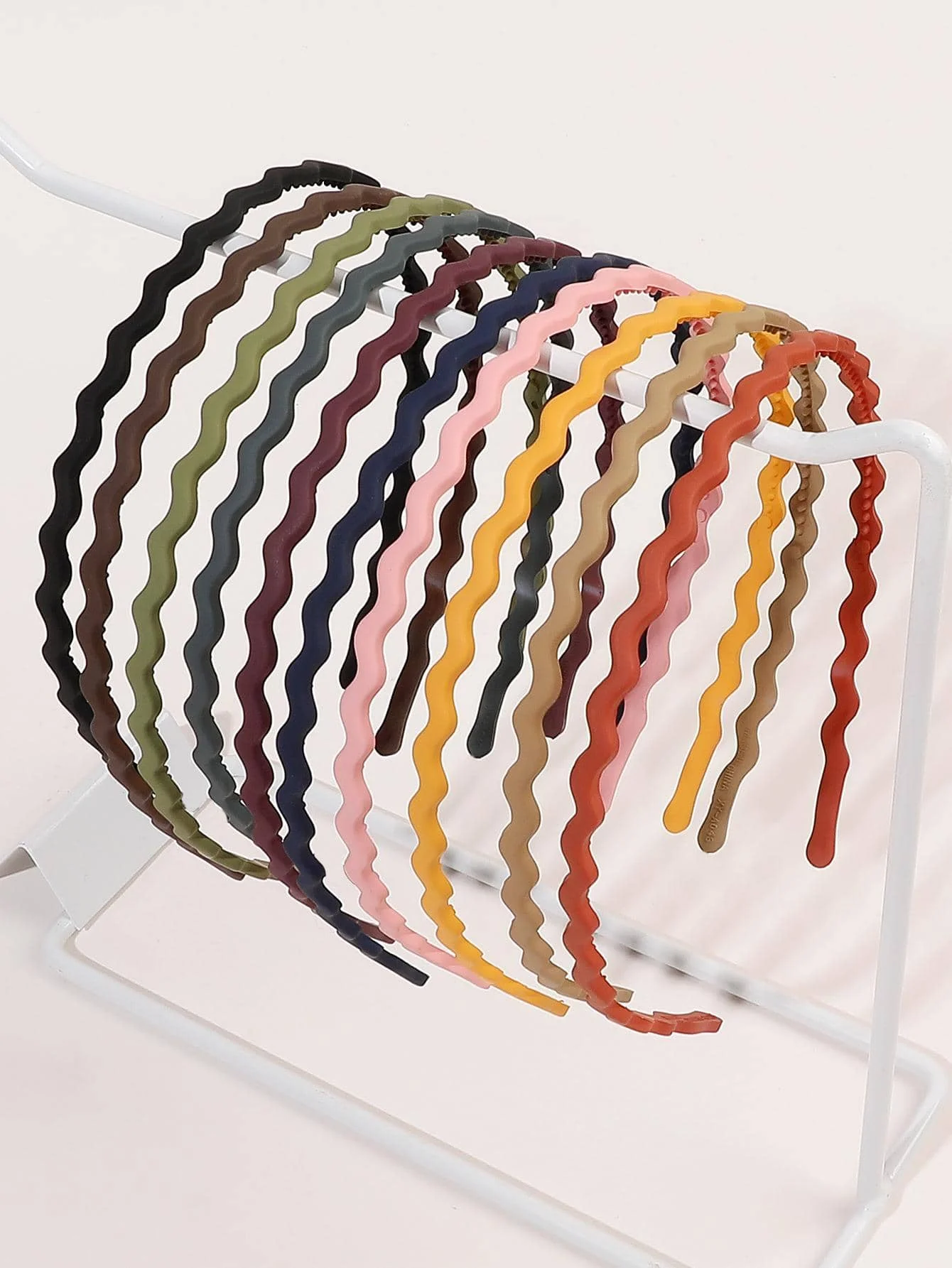 10Pcs Thin Headbands for Girls Women Colorful Wave Skinny Hairbands Hard Teeth Head Band For Kids Hair Accessories for Teens