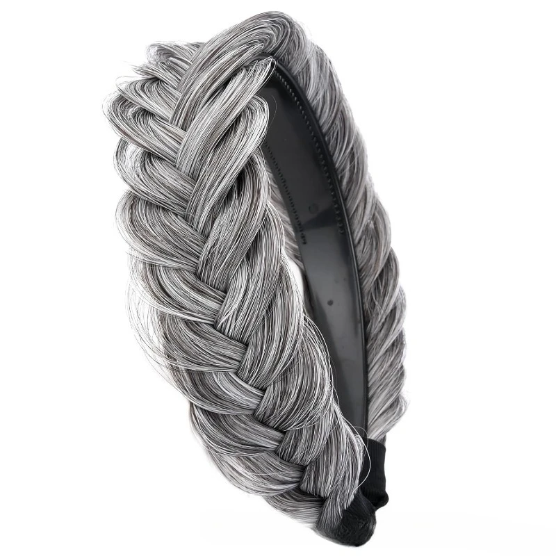1PC Fishbone Braid Wig Headband High-end Light Luxury Braid Hair Decoration Special Daily Accessories All-season